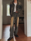 Desert washed denim trucker jacket