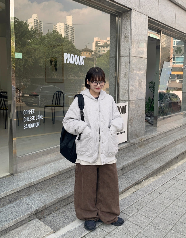【BAON】Minami Brown Washing Cotton Wide Pants Y2k Fashion Jeans: Brown High Waist Wide Leg Denim Trousers