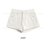 Whip Side Pocket Cotton Shorts