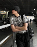 Printing Ringer Short Sleeve T-shirt