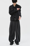 Set Twill Balloon Trousers