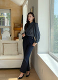 Wadia Boucle Semi Bootcut Slacks