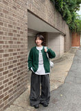 [unisex] Aichi banding pigment parachute wide pants