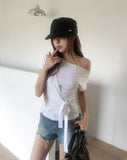 Perry Back Pocket Short Denim Shorts