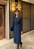 Duel Glitter Pocket Tweed One Piece
