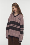 Cable Waffen V-Neck Knit