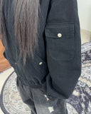 Nean Washed Biker Cotton Jacket