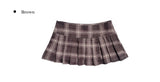 Regen Check Mini Skirt Pants