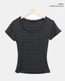 Peple Stripe Short Sleeve T-shirt