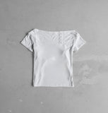 Tie Knot Boat Neck Tee