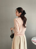 Ruko Banding Pintuck Flare Long Skirt