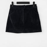 Spiel velvet mini skirt