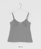 Chinatsu ribbon shirring sleeveless