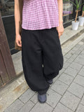 Kain Balloon Wide Cotton Cargo Banding Pants