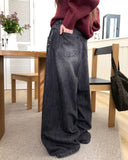 [MADE] N-T Stud Pocket Balloon Fit Washed Denim Long Pants