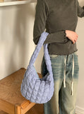 Moban Padded Cloud Quilting Shoulder Bag