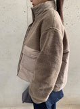 Canyl High-Neck Wool Padded Jumper