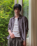 Peak Crop Striped Shirt
