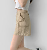 Pocket Cargo Feminine Cotton Shorts
