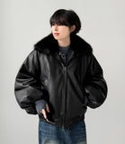 Cledor Balloon Leather Jumper