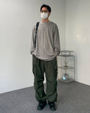Ite Pintuck Nylon Cargo Pants
