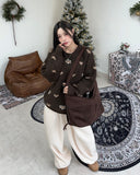 Lucien Angora Heart Knit