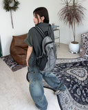 Kidens Balloon Embroidered Denim Pants