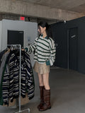Hedin Stripe Collar Long Sleeve