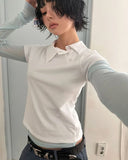 UNBAL COLLAR TEE