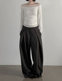 Zvel Inverted Pleated Slacks