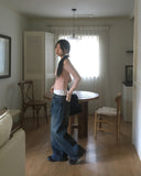 [MADE] Devon cut washing wide denim pants