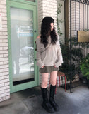 Bens Pleated Mini Skirt Pants