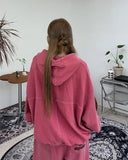 Riel Embroidered Pigment Hoodie