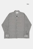 Extremely thin over check shirt