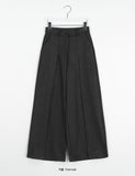 Toyoki Peach Fuzz One-Tuck Wide Slacks