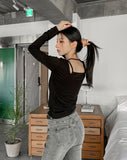 Grayish Washing Bootcut Denim Pants