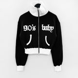 Lunte Lettering Zip Up