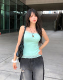 Eve Square Lace Sleeveless