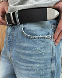 Rot Wide Matte Leather Belt