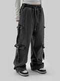 Dvon brushed belt cargo pants