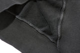 [2-WAY] Fluttery Pigment CROP Hood Zip Up Smoke