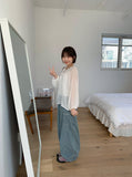 Tsuminko Stripe Balloon Denim Cargo Pants