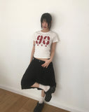 Glee Number Printing Short Sleeve T-Shirt