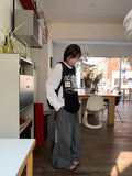 [unisex] Oiko printing color matching raglan long sleeve tee