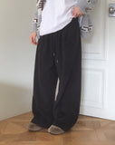 Reno cut fleece two-way wide pants