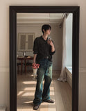 Wrangle Flare Maxi Denim Pants