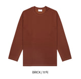 Buntto loose fit slit long sleeve T-shirt