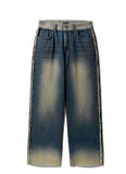 Rip Off Washing Denim Pants