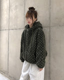 [Quilting lining] Chua Fluffy Fleece Zip-Up