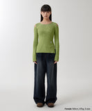 CUT OFF LS KNIT